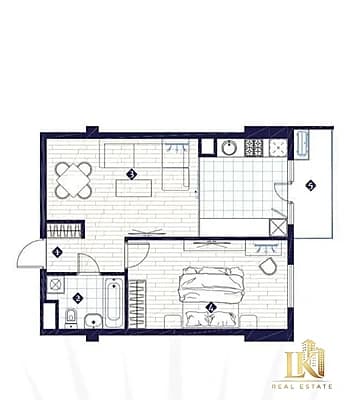 #100 Продаётся: 🔥 2-х комнатная в ЖК «Imperial Club City» — 1