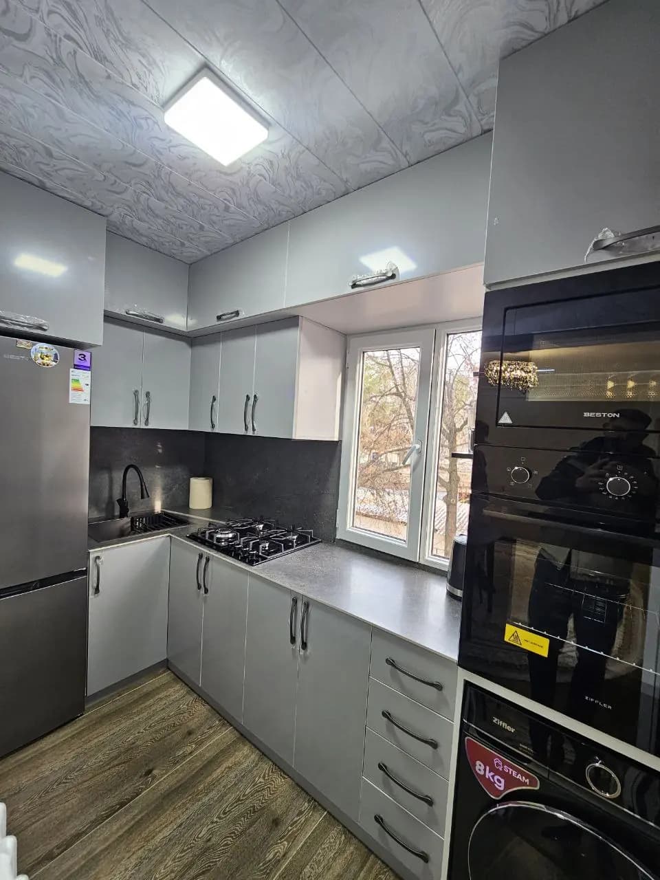 3-комнатная на БУЗ-1 | Метро Буюк Ипак Йули | Новый ремонт | 50 м² | 94.000 у.е — 2