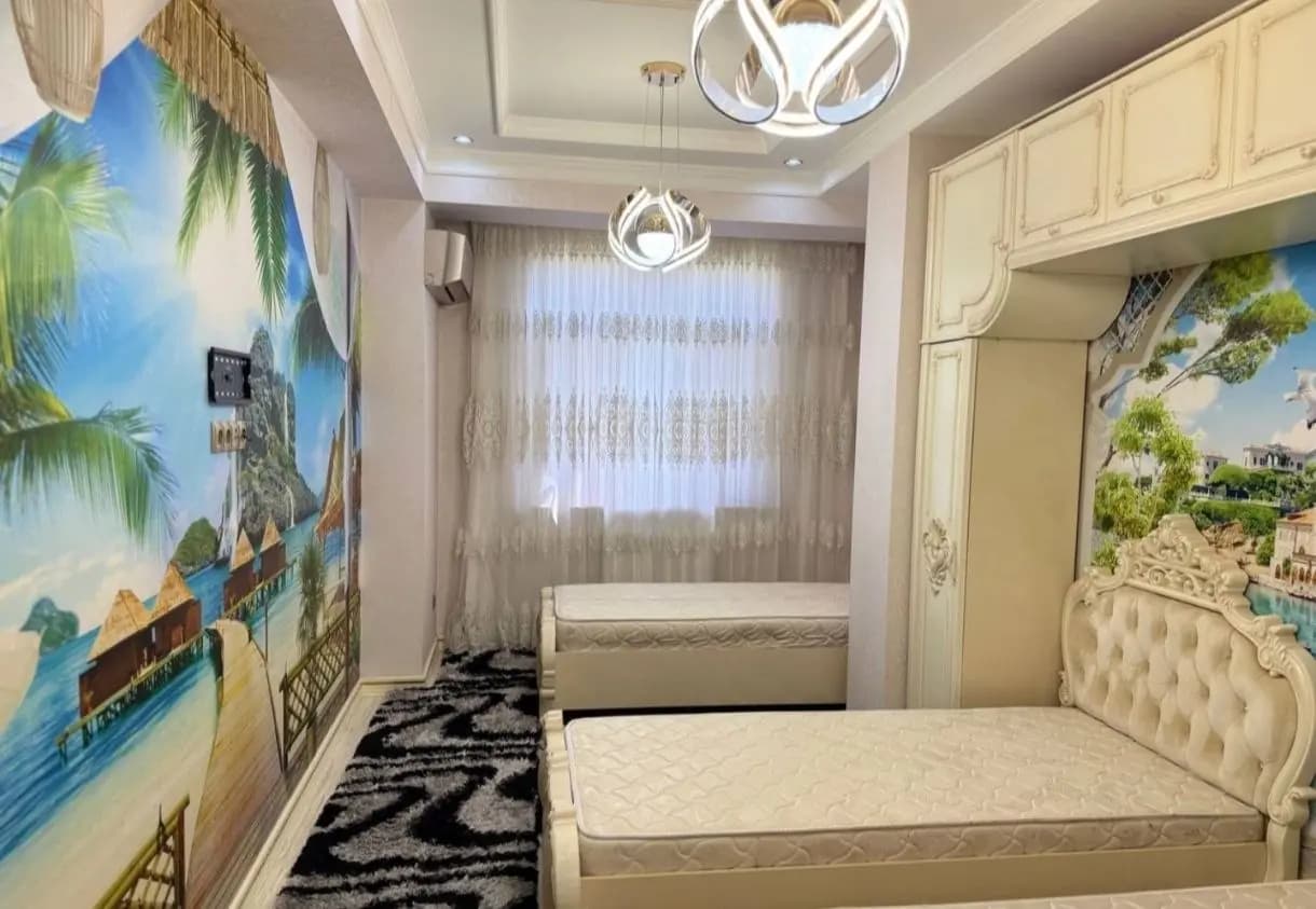 Сдаётся люкс кивартира сагбон баурум 4 комнита навастиройка дом цена 1500y.e. есть передаплата услуга агентство 50% — 2