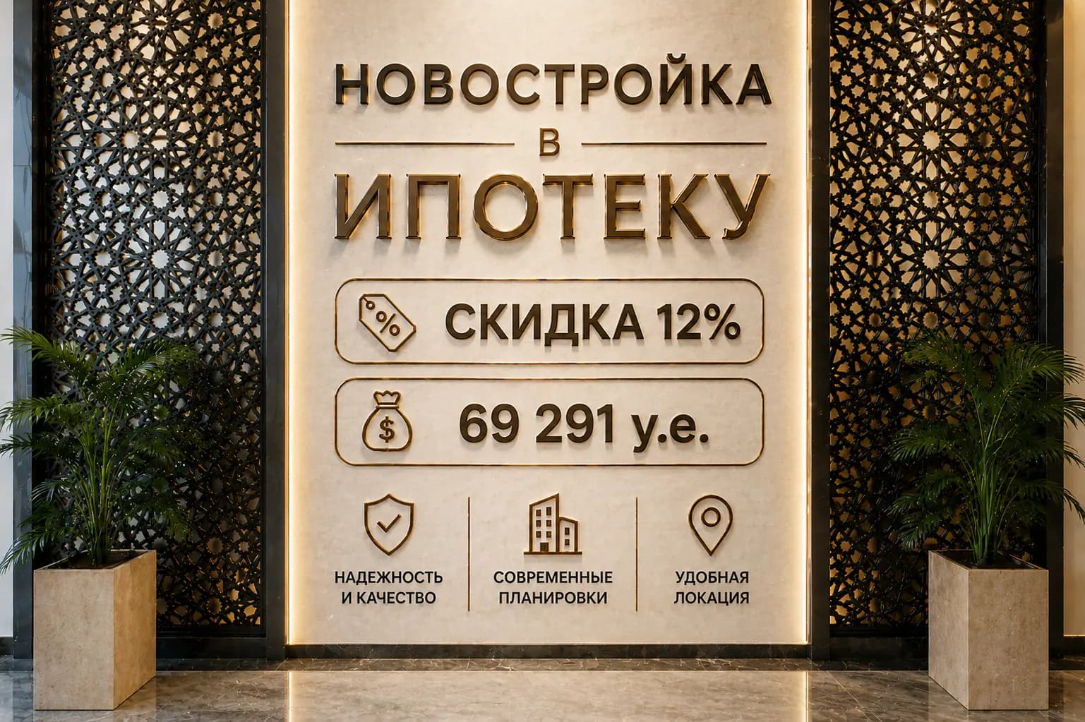3х комнатная Новостройка,Яшнабадский р-н, метро Янгиабад — 1