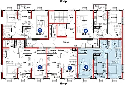 Янги Узбекистон! СКИДКА 25% на 2комн кв 76.268м² |ПВ-21,915 у.е — 3