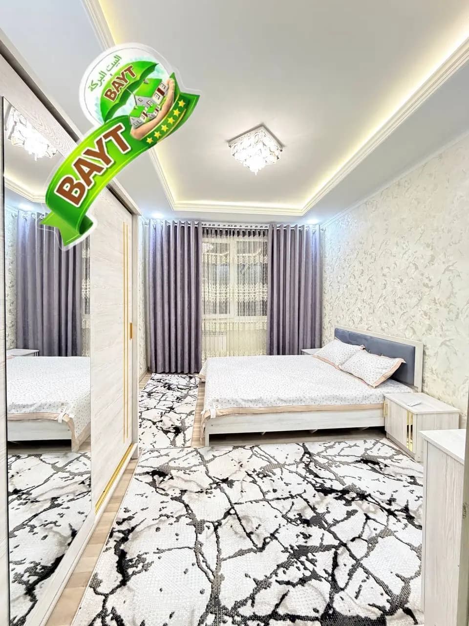 | ЗЕРКАЛКА ‼️50м² ²3/2/4 меб+тех Чиланзар 7кв до МЕТРО ХАМЗА 15мин — 1