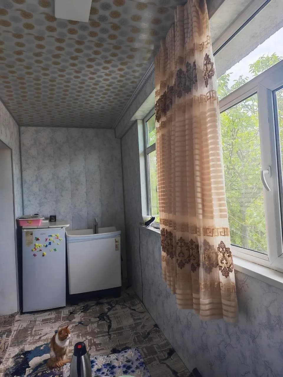 Chirchik shahar 8-Mikrarayonda 2-Xonali Uy sotiladi Yengi PLANIROVKA 57 kvadrat Balkon 2x6 uy o'zimniki 37y.e. — 2