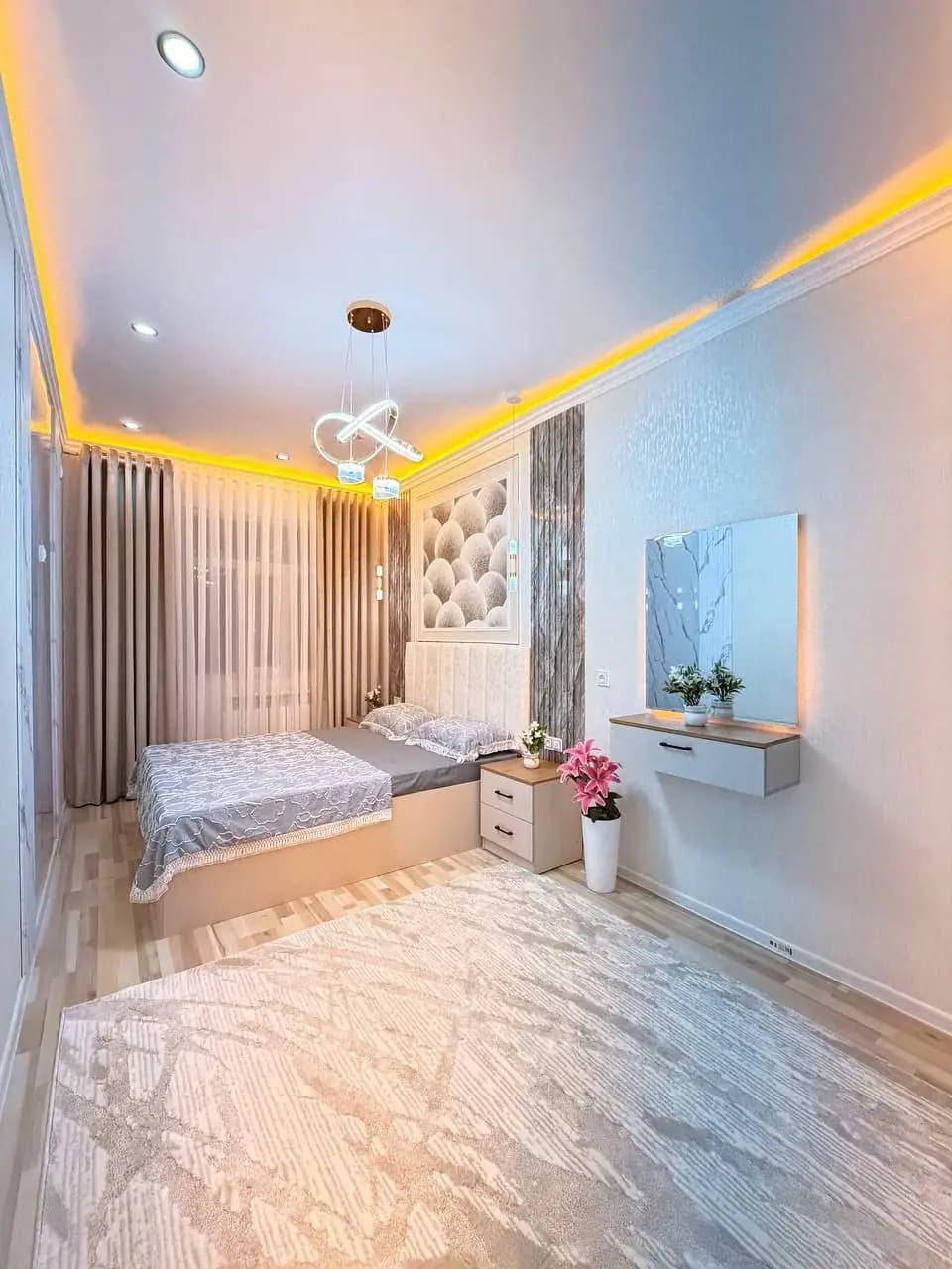 ® Метро Новза ‼️50м² Чиланзар 5  2/4/4 евроремонт балконом 1,6х6. — 5