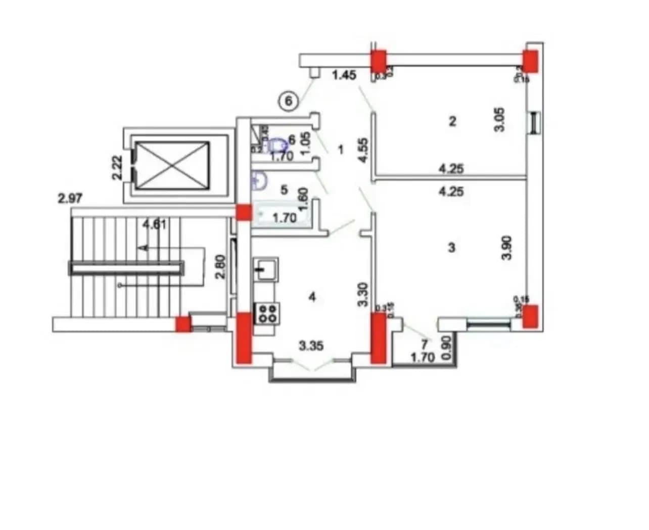 Жк Green House 2/2/9 Разделка НОВОСТРОЙКА Сергели-5 Метро-2 Бекат. Продаётся- — 4