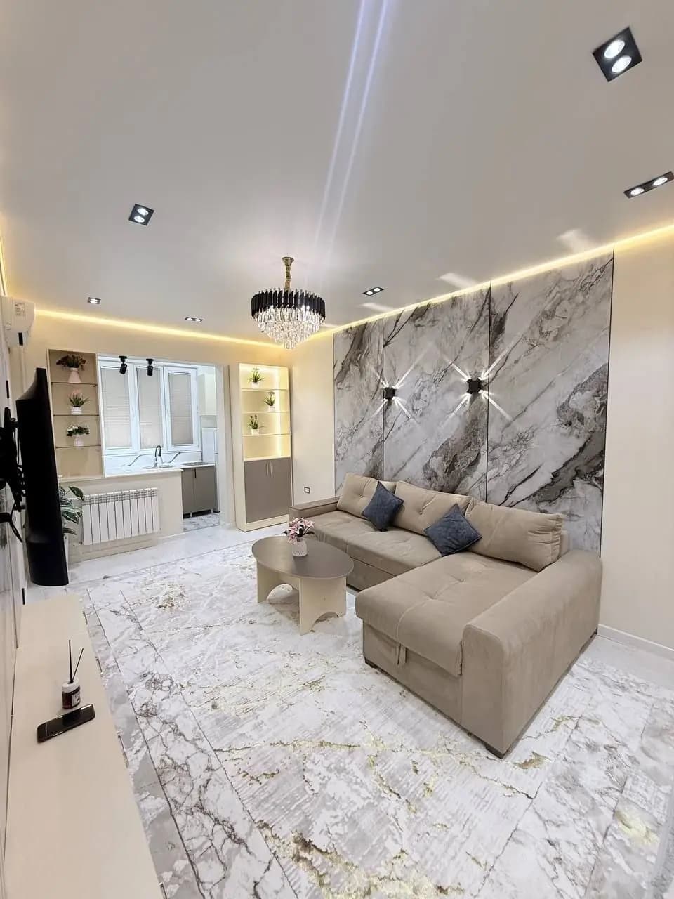 ® РАЗДЕЛКА ‼️ 2в3/2/4 Чиланзар 8 48м² евроремонт балконом 1,5х3. — 1