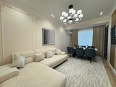 Продаётся НОВОСТРОЙКА 5/9-10/10ЖК POYTAXT RESIDENCE Махтумкули новый ремонт 124м2+25м2 Терасса — 2