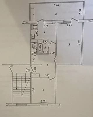 Ттз 4  двух комнатная переделанная в 3 — 5
