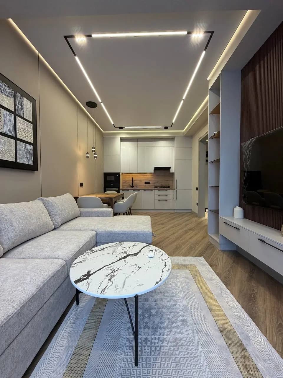 Darkhan Residence 2ком. Новая 45кв. Ор-р Дархан 3 , Oz Mahal, ул. Аккурган, малая кольцевая — 1