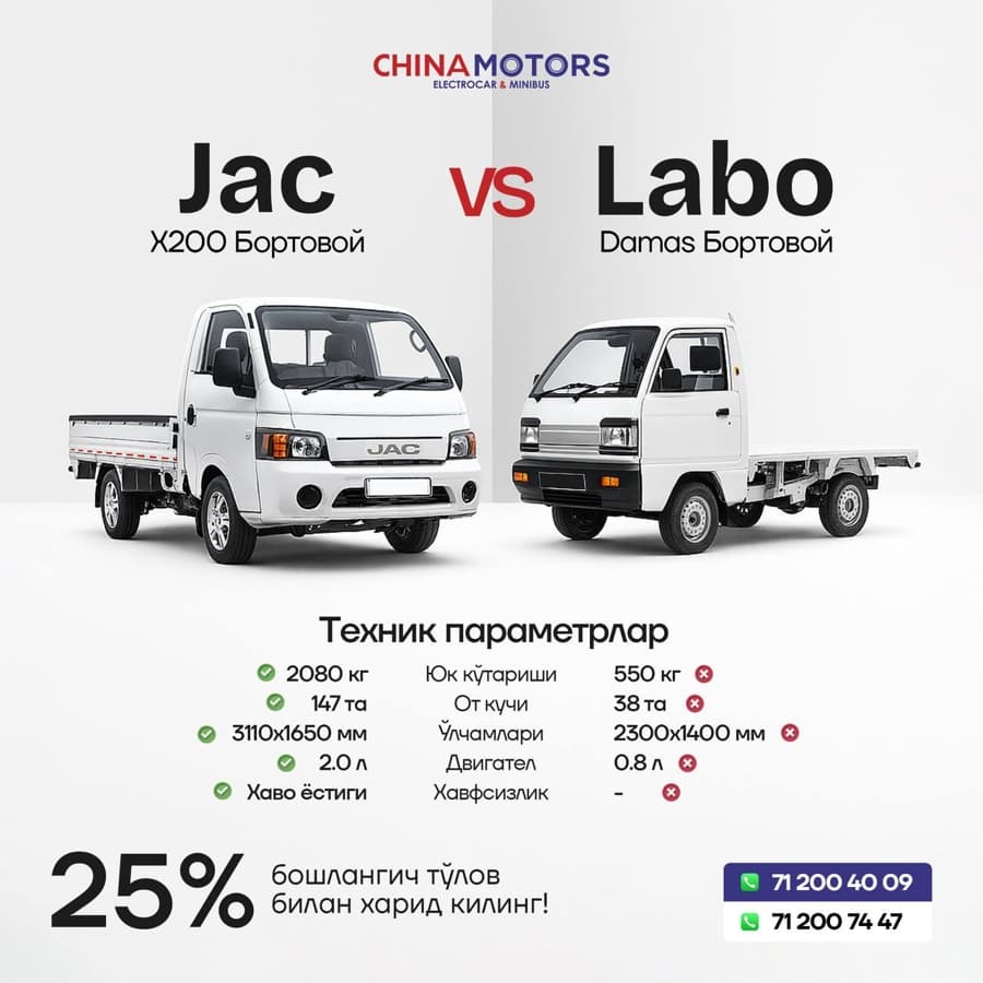 JAC X200 2025 — 1