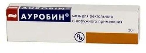 Ауробин, 20 г, мазь