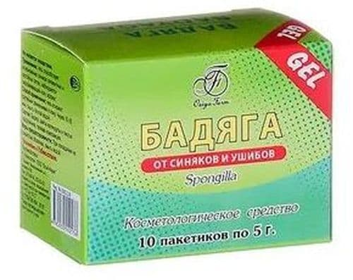 Бадяга, 5 г, гель. №10