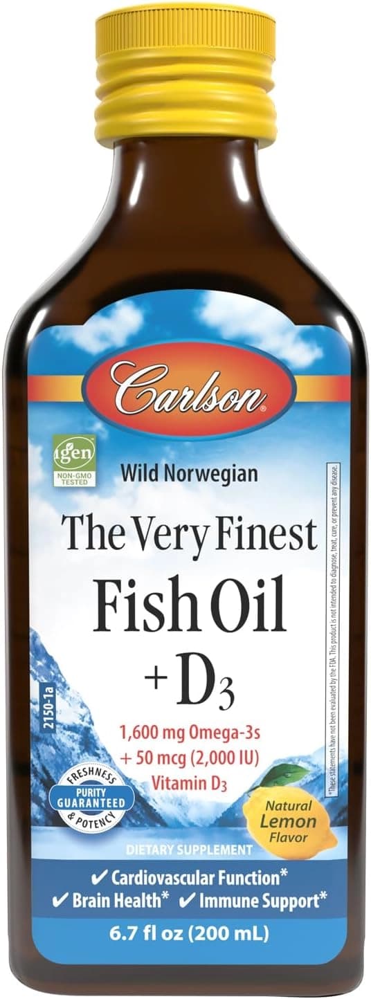 Carlson, Yovvoyi Norvegiya Treskasining Jigar Yog'i, Limon Ta'mi, Cod Liver Oil, 200 ml — 6