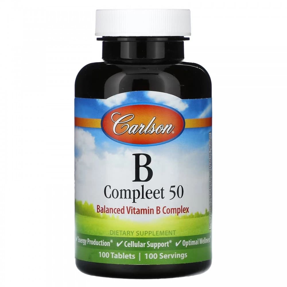 Carlson, B Compleet 50, 100 tabletka — 2