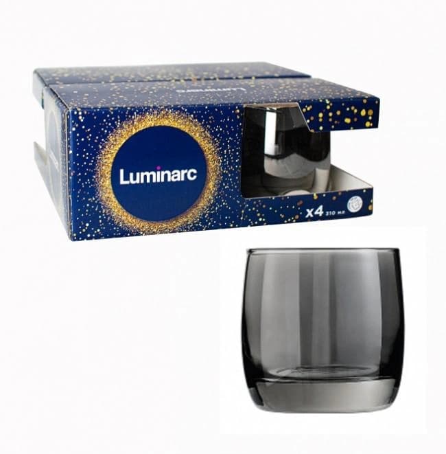 Luminarc Shiny Graphite P9316 (4ta) stakanlari — 3