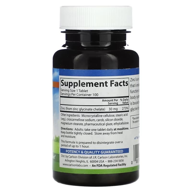 Carlson, Foliy kislotasi, 800 mkg, 300 vegeterian tabletka (02663) — 5