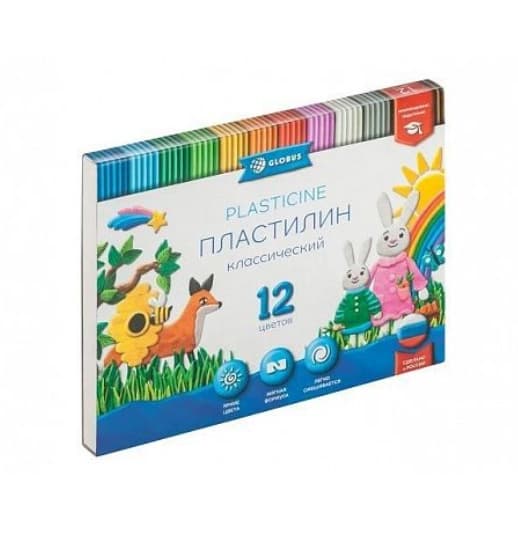 Mumli yumshoq plastilin "Asalari" gammasi, 6 xil rangli, 90 g, stekli, karton qadoq 280029Н — 5