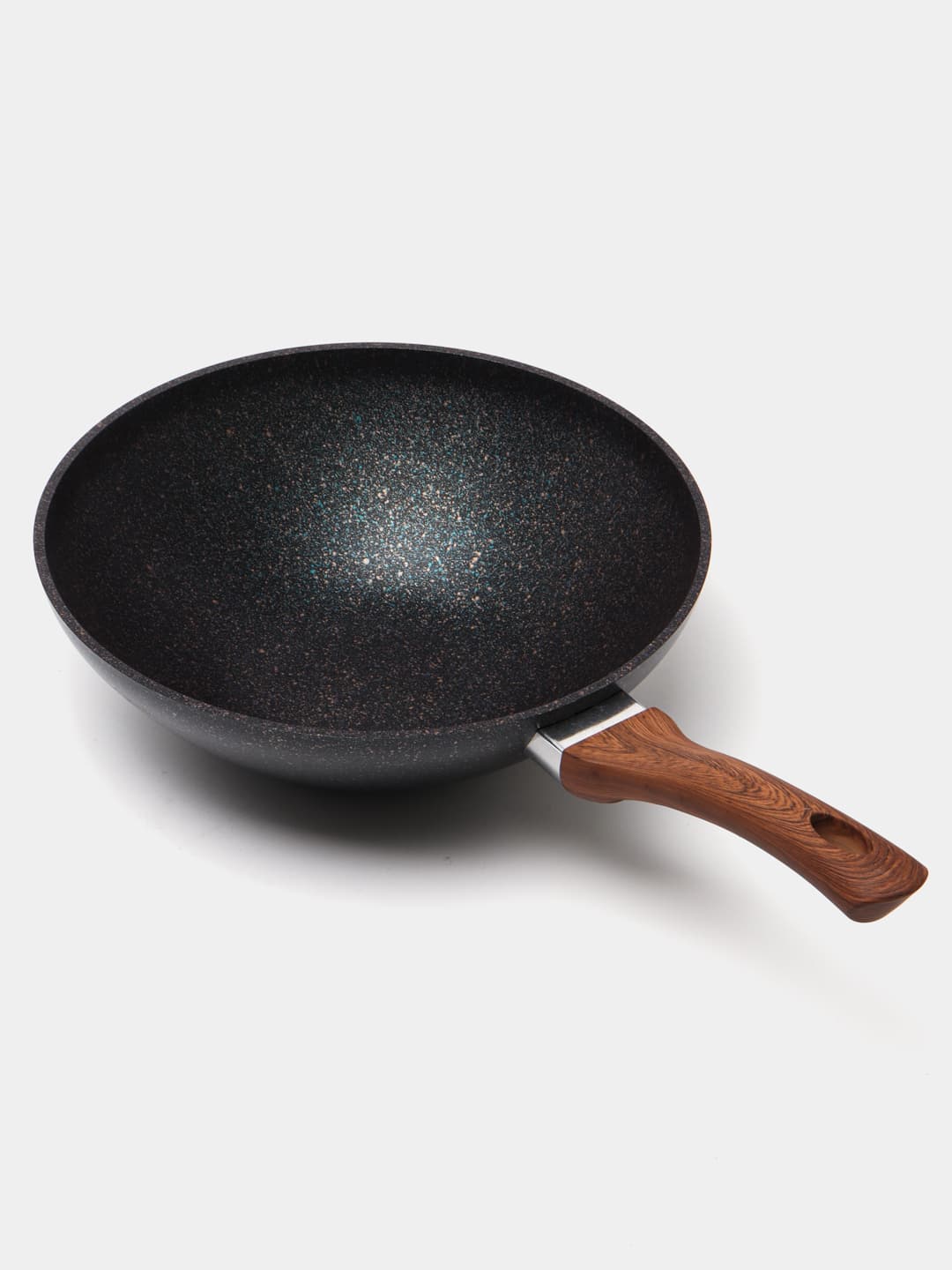 "WOK" turkumidan shisha qopqoqli «Mechta» tovasi 28cm (Granit) Brown — 3