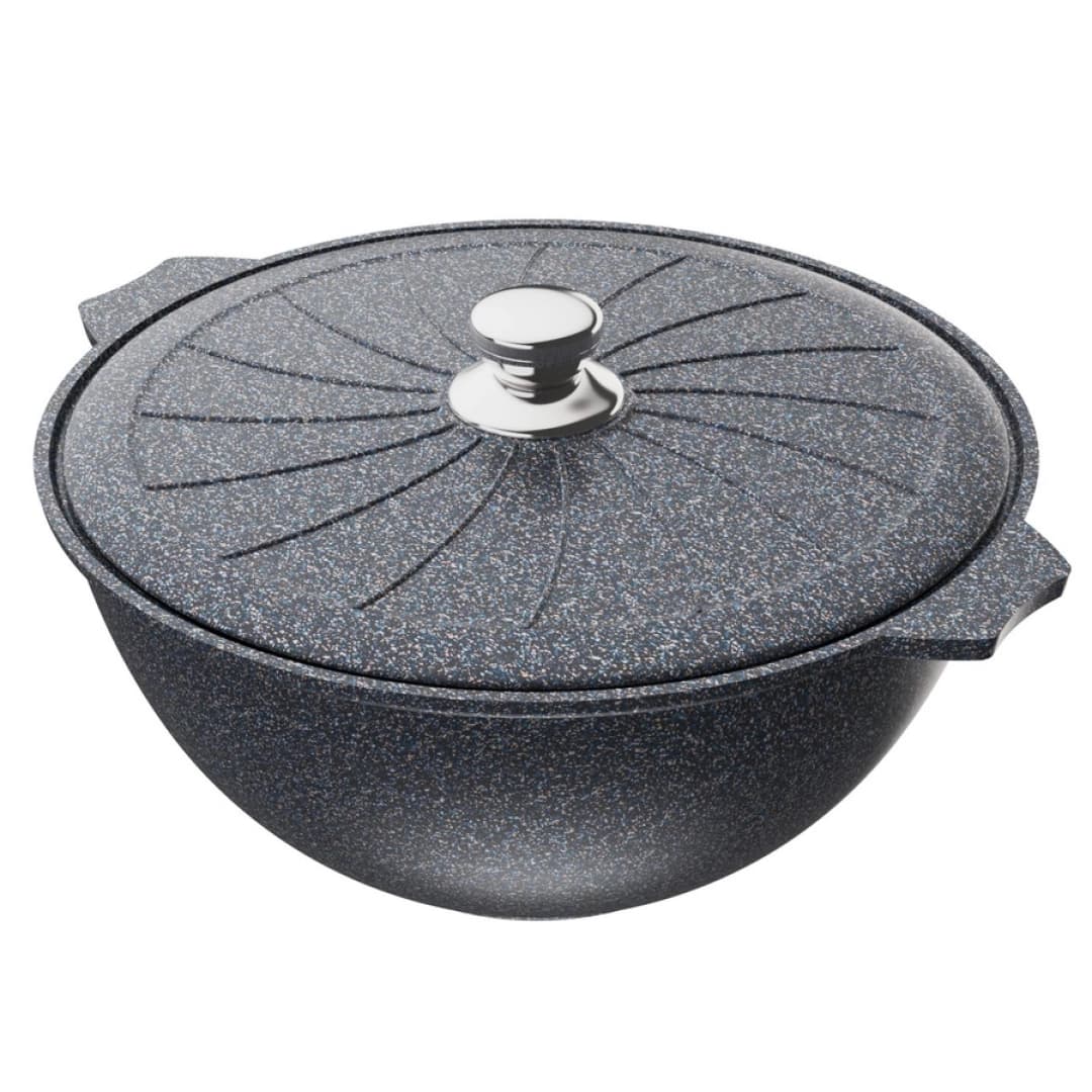 "Orzu" palov qozoni Metall qopqoqli granit 4 l — 1