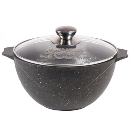 "Granit" turkumidan shisha qopqoqli, 10l «Mechta» palov qozoni — 1