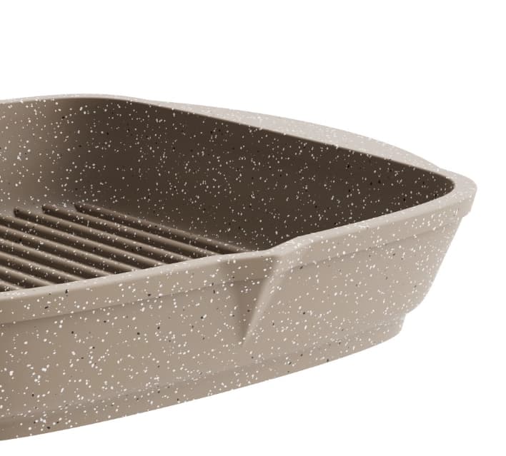 Olinmaydigan tutqichli va qopqog'i bilan kvadrat jigarrang Mechta tovasi (24sm) — 6