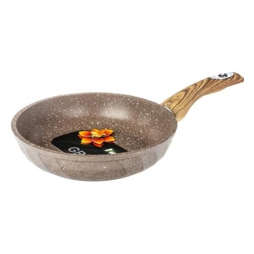 "WOK" turkumidan olinuvchi dastali va qopqoqli "Mechta" tovasi (Granit) 28cm kulrang — 4