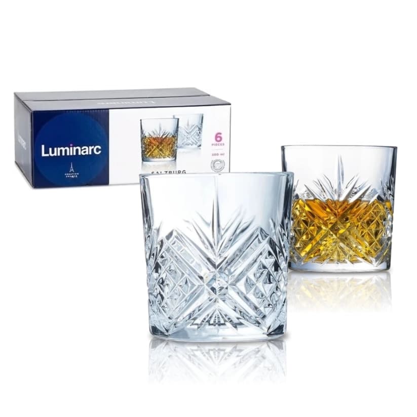 Luminarc Salzburg rangsiz stakanlar to'plami 300 ml 6 dona (P4184) — 2