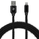 2E FUR USB 2.0 TO LIGHTNING CABLE, 1M, BLACK 2E-CCLAC-BLACK, RED kabeli