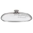 Kukmara 28 sm kvadrat shisha qopqog‘i (с28-2т112)