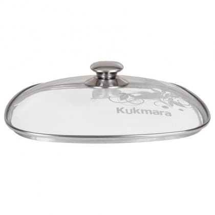 Kukmara 26 sm kvadrat shisha qopqog‘i (с26-2т112) — 1