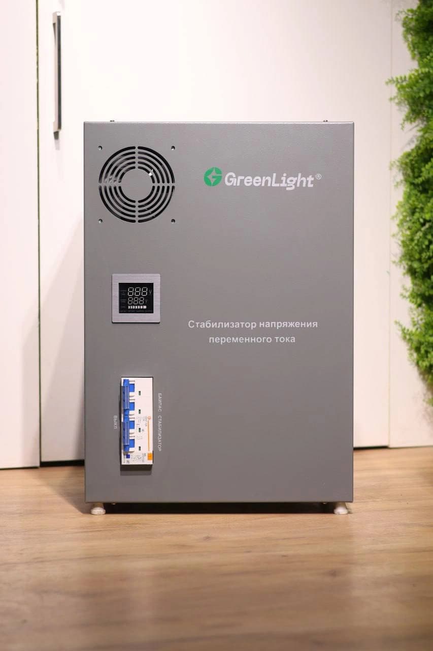 GreenLight 40 kVA quvvatga ega servoprivodli stabilizator (polga va devorga o‘rnatiladigan) — 2