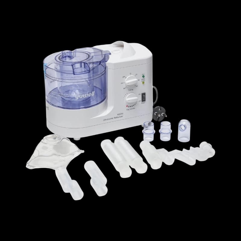 Yuwell 402A ultratovushli ingalyator/nebulayzer - nafas yo‘llari uchun mo‘ljallangan tibbiy qurilma — 2