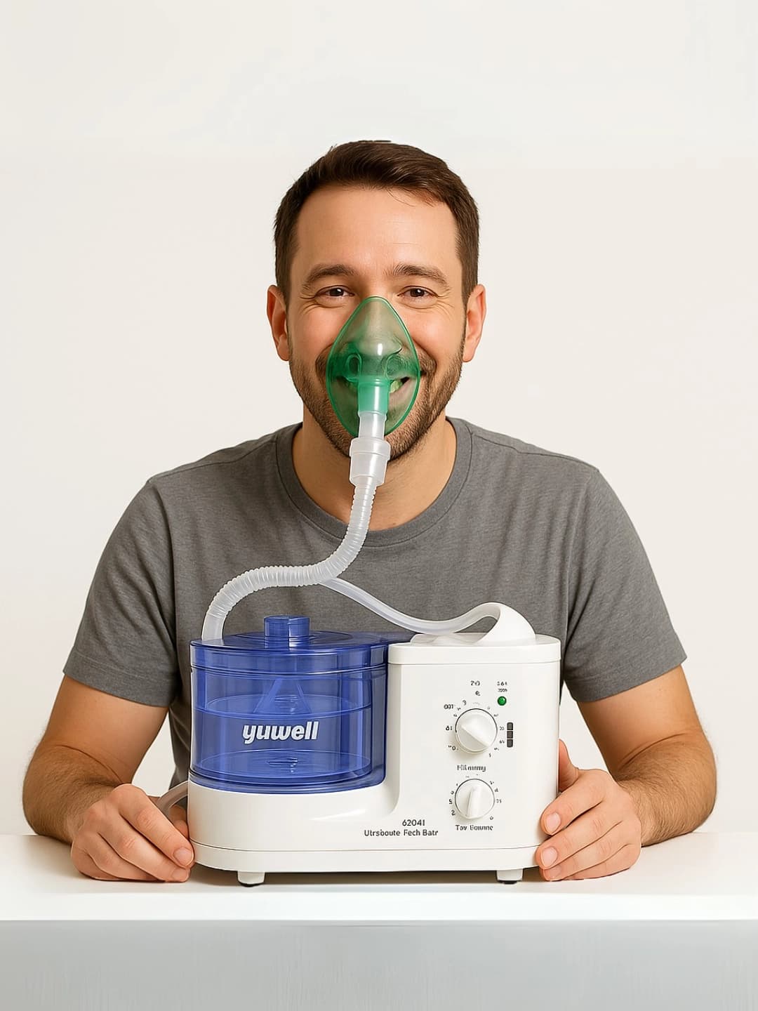 Yuwell 402A ultratovushli ingalyator/nebulayzer - nafas yo‘llari uchun mo‘ljallangan tibbiy qurilma — 5