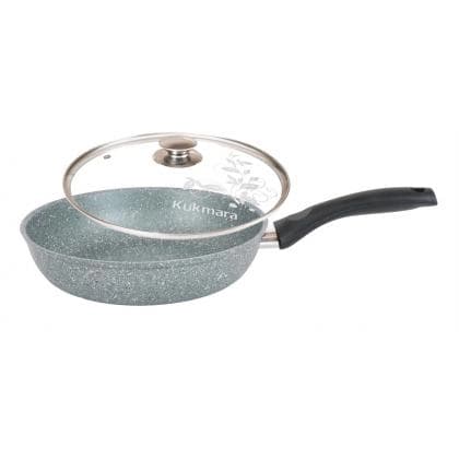 «Mramornaya» turkumidan shisha qopqoqli 260/60 mm Kukmara tovasi (qoramtir, oqish, qahva rangli, pista rangli) — 1