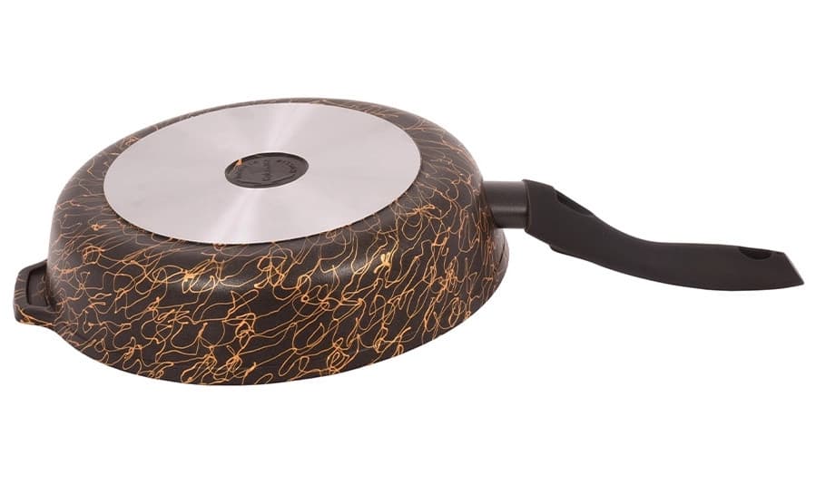 «Mramornaya» turkumidan shisha qopqoqli 260/60 mm Kukmara tovasi (qoramtir, oqish, qahva rangli, pista rangli) — 8