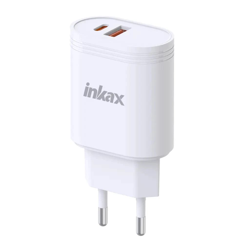 Inkax Y05 USB-A+Type-C 20W zaryadlash qurilmasi — 2