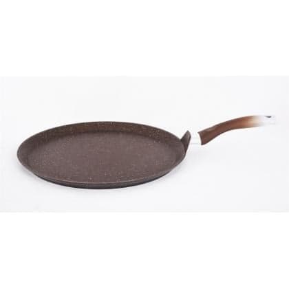 350 mm Kukmara lavash pishirgich tovasi (qahva rangli marmar) — 1