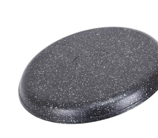 350 mm Kukmara lavash pishirgich tovasi (qahva rangli marmar) — 4
