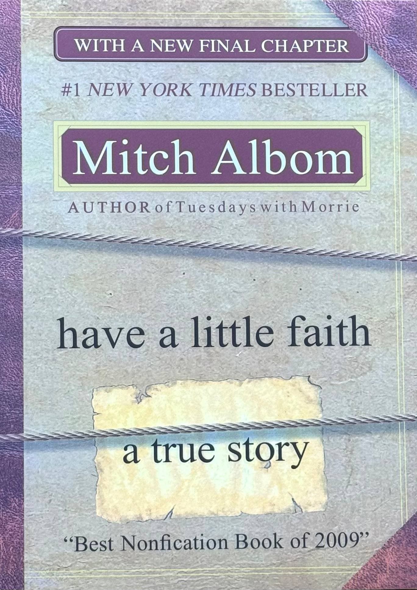 Have a little faith — 1