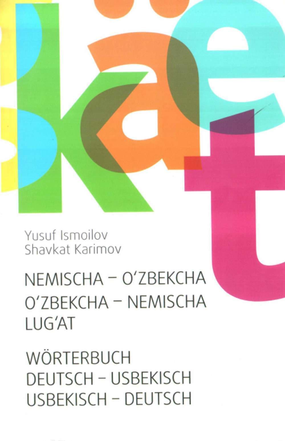 Lug'at Nemischa-o'zbekcha, o'zbekcha-nemischa — 1