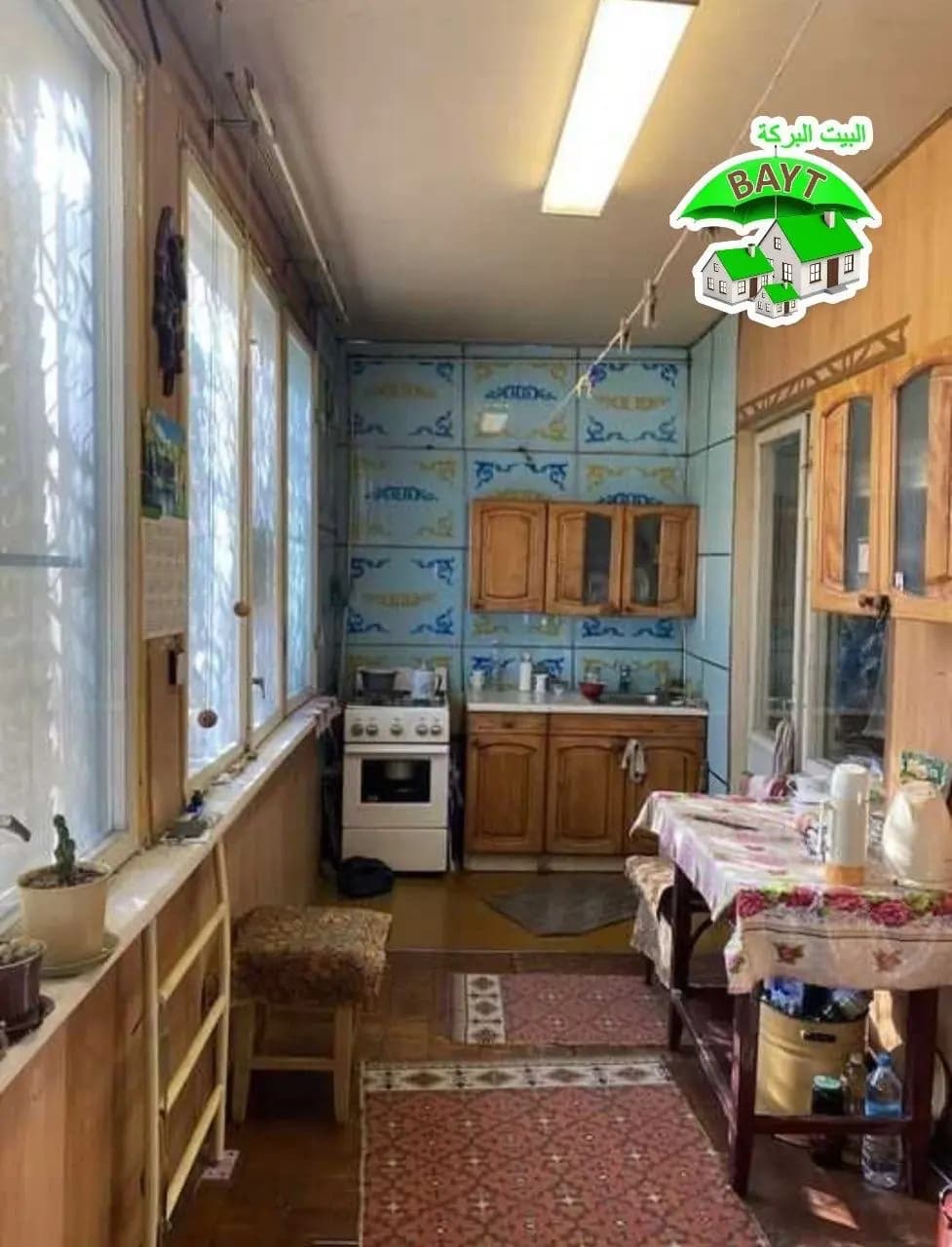 Сергели4 2/1/5 Орт.Айсел мебель,Площадь:58м2,Балкон:2х6 — 3