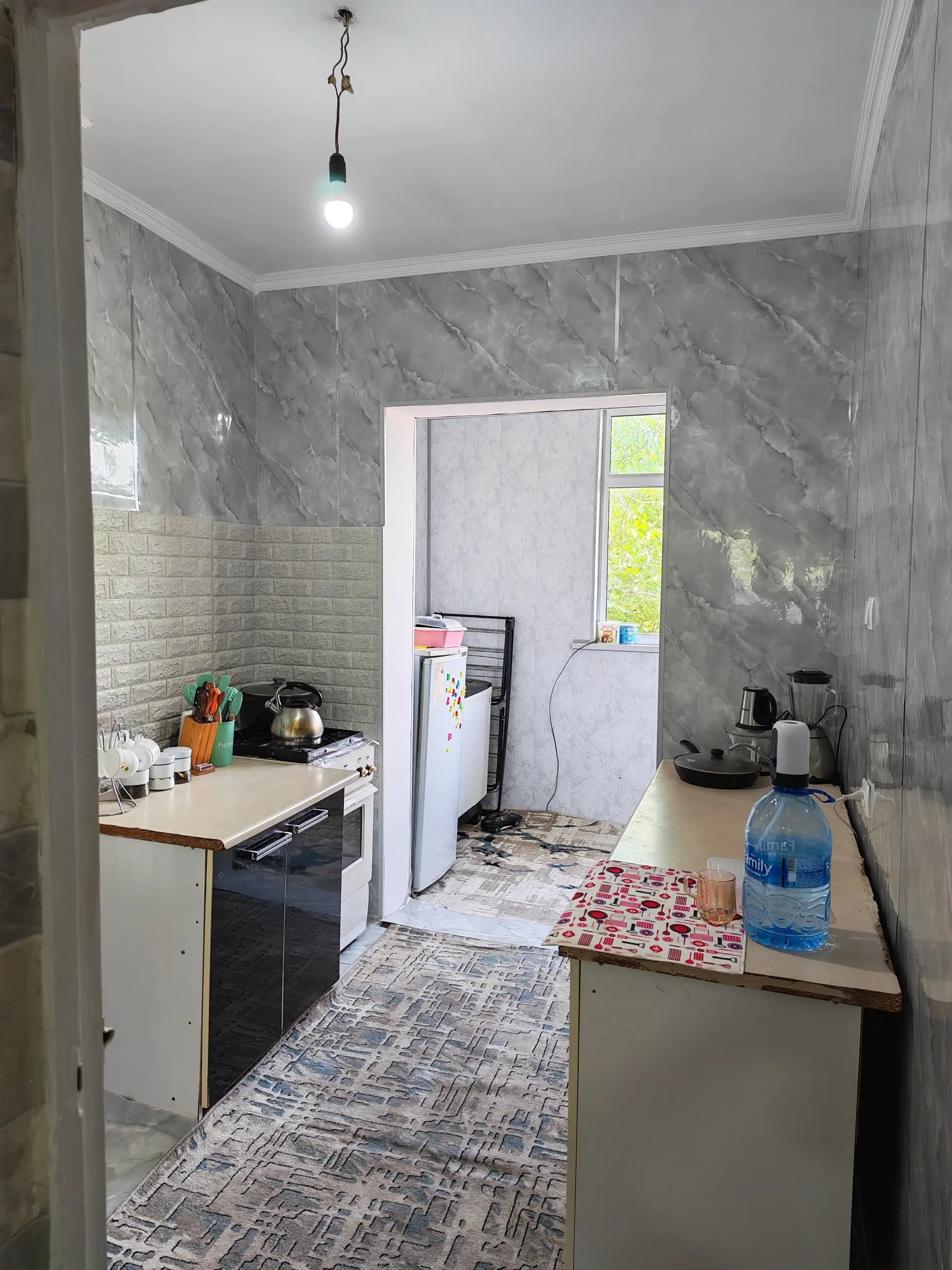 Chirchik shahar 8-Mikrarayonda 2-Xonali Uy sotiladi Yengi PLANIROVKA 57 kvadrat Balkon 2x6 uy o'zimniki 37y.e. — 5