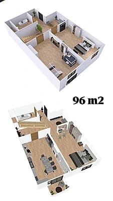 3 хонали дуплекс квартира — 2