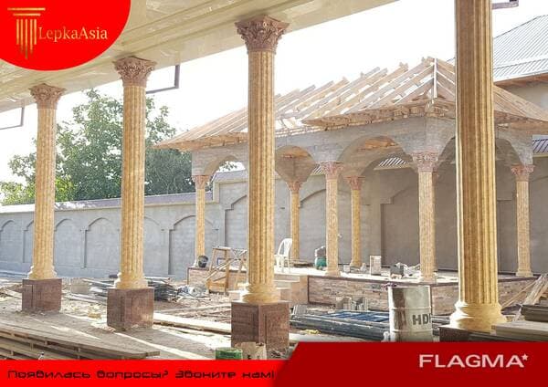 Lepka gips Fasad patalok ramka Лепка Тяга Лепнина Колонны Gips fasad — 1