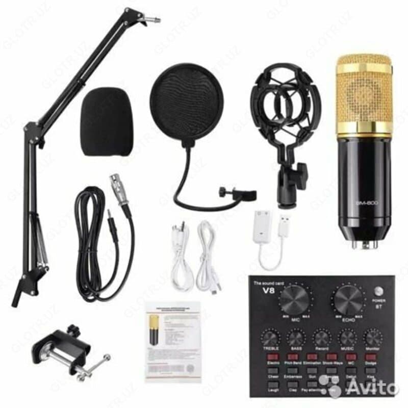 Bm 800 Новый Cтудийный микрофон BM 800 со звуковой картой — 5