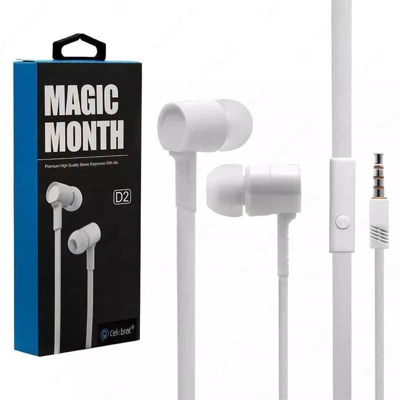 Наушники для телефона Celebrat MAGIC MONTH, проводные — 1