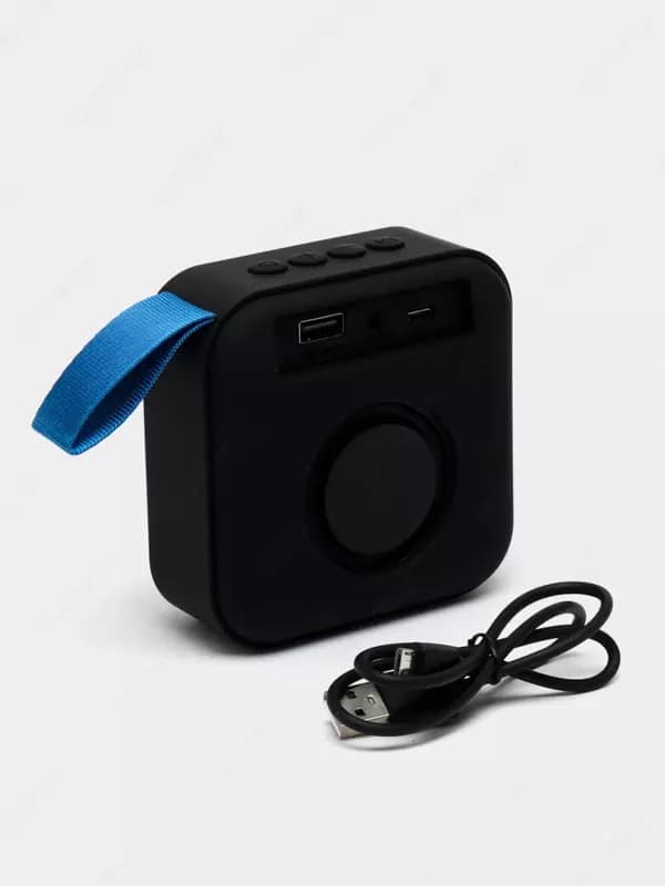 Портативная колонка ”Tecno” Square S1, Bluetooth, Speaker, Black (Арт. - 10304001) — 3