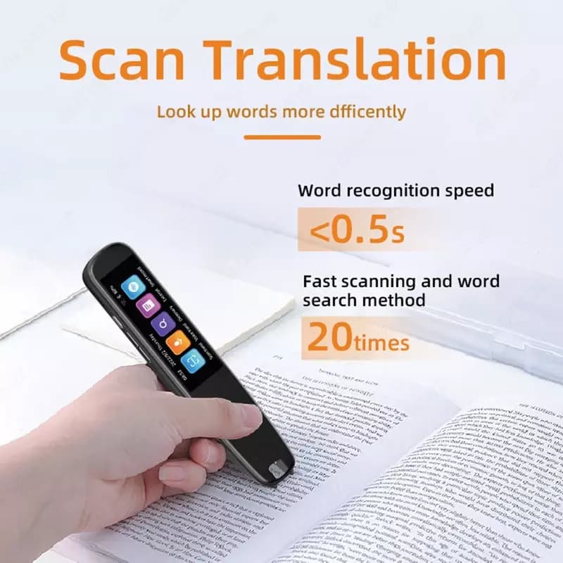 112 голосовых языков Smart Translator Портативный цифровой сканер Переводчик — 3