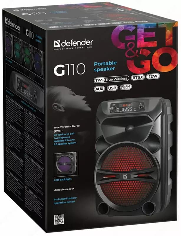 СУПЕР АКЦИЯ 2025! Купите Портативную Bluetooth-колонку Defender G110 с МЕГАСКИДКОЙ 50%! — 2