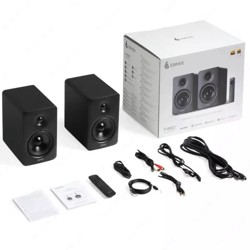 Колонки Edifier M90 Black / White 100Вт HDMI Sub Out — 3